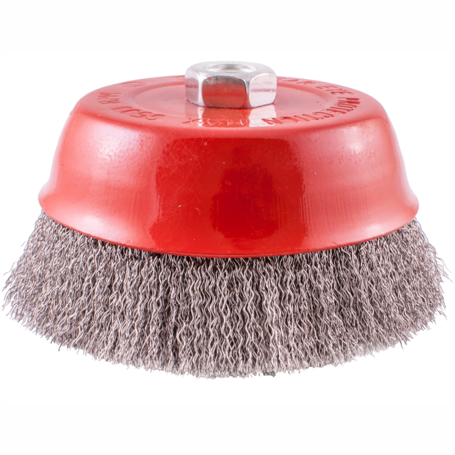 (image for) Wire Cup Brush 150 X M14 Crimped Stainless Steel Tcw