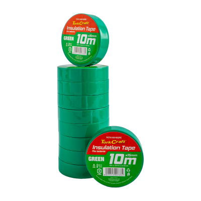 (image for) 0.15mmx15mmx10m Green Insulation Tape