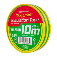 (image for) 0.15mmx15mmx10m Yellow And Green Insulation Tape