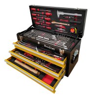 (image for) Tork Craft Trackbox 2.0 127-Piece 3-Drawer Top Tool Box 600 x 250 x 320mm TCTB127