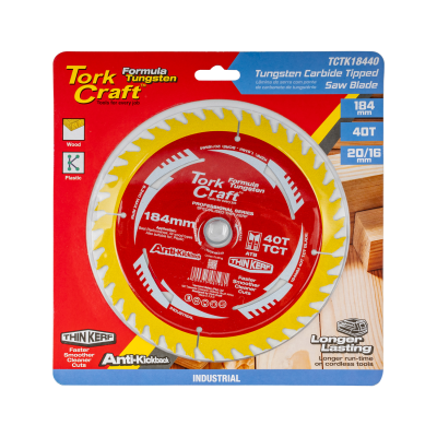 (image for) Saw Blade Thin Kerf 184 X 40t 20/16 Tct