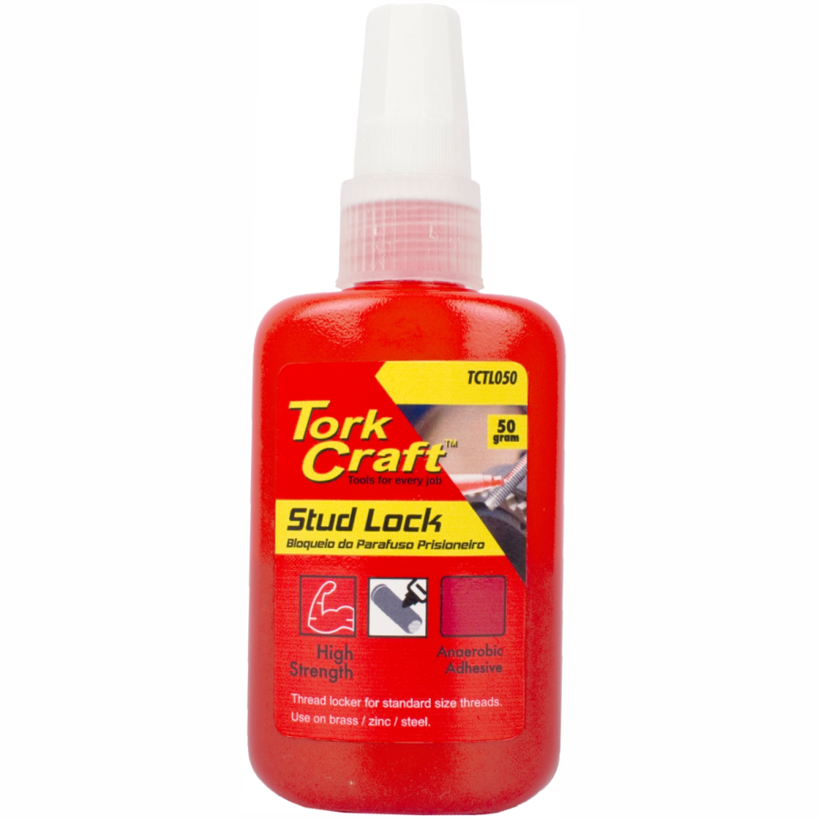(image for) Stud Lock High Strength For Std Sized Threads - Red - 50g