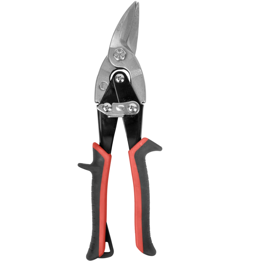 (image for) Tin Snip 260mm Left & Straight Cut Red