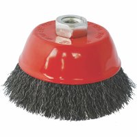 (image for) Wire Cup Brush Crimped Plain 100mmxm14 Blister