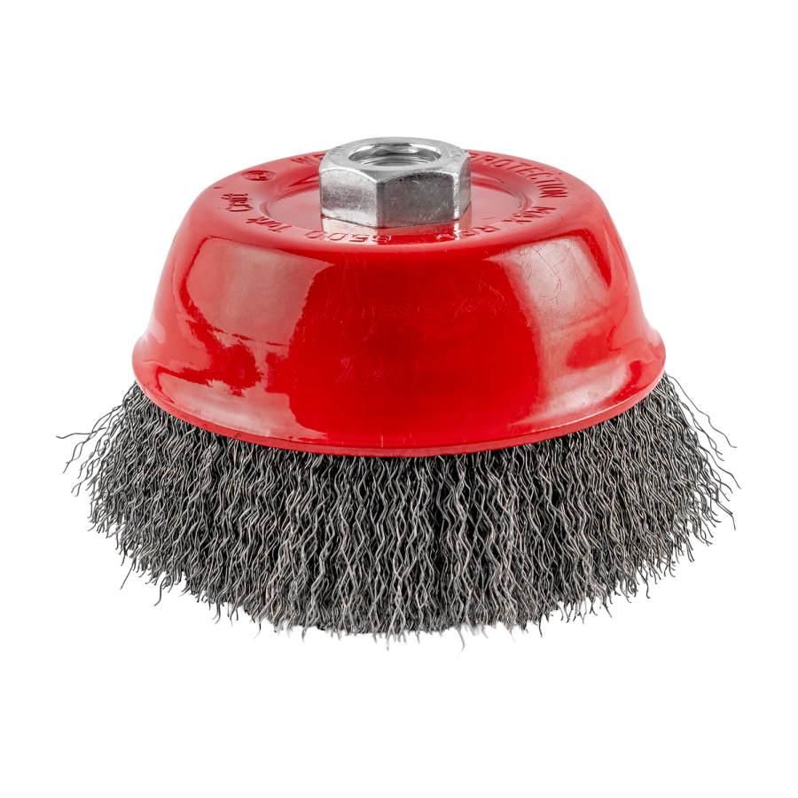 (image for) Wire Cup Brush Crimped Plain 125mmxm14 Bulk