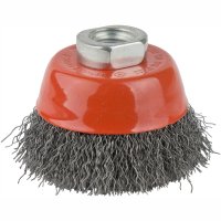 Wire Cup Brush Crimped Plain 60mmxm14 Blister (image for) Wire Cup Brush Crimped Plain 60mmxm14 Blister