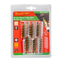 (image for) Tube Brush 6pc Set Brass Wire 6,35mm Hex Shank