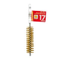 (image for) Tube Brush 17mm X 120mm Brass Wire 6,35mm Hex Shank