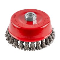 (image for) Wire Cup Brush Twisted 125mmxm14 With 0.80mm Wire Bulk