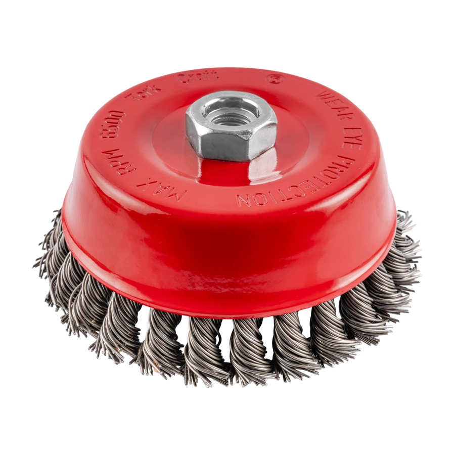 (image for) Wire Cup Brush Twisted 125mmxm14 With 0.80mm Wire Bulk