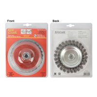 (image for) Wire Cup Brush Twisted 125mmxm14 With 0.80mm Wire