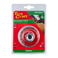 (image for) Wire Cup Brush Twisted 65mmxm14 Blister