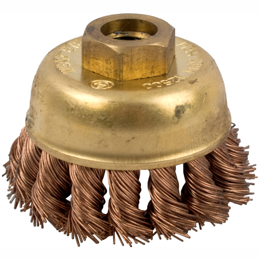 (image for) Wire Cup Brush N/spark Twisted 100mmxm14 Bulk