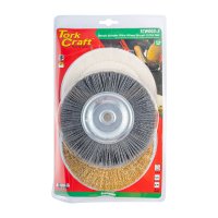 Bench Grinder Set 150mm 3pce 1 X Wire 1 X Buff 1 X Nylon Wheel (image for) Bench Grinder Set 150mm 3pce 1 X Wire 1 X Buff 1 X Nylon Wheel