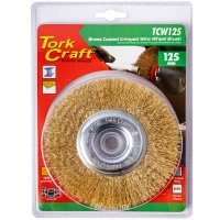 Wire Wheel Brush 125mm X 14mm X 16mm Arbor With 1/2' Bush (image for) Wire Wheel Brush 125mm X 14mm X 16mm Arbor With 1/2' Bush