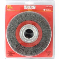 Wire Wheel Brush 150 X 25mm 0.30mm Wire Bench Grinder Blister (image for) Wire Wheel Brush 150 X 25mm 0.30mm Wire Bench Grinder Blister