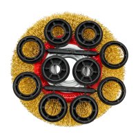 Wire Wheel Brush 150 X 25mm Bench Grinder Bulk (image for) Wire Wheel Brush 150 X 25mm Bench Grinder Bulk