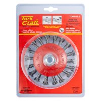 (image for) Wire Cup Brush Twisted Bevel Plain 115mmxm14 Blister