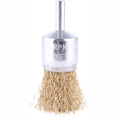 (image for) Wire End Brush High Speed 24mm X 6mm Shaft