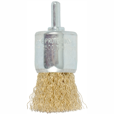 (image for) Wire End Brush 30mm X 6mm Shaft Blister