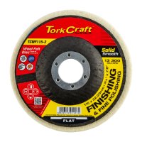 (image for) Felt Disc Wool Smooth 115mm X 22.23mm Tcfd Polishing