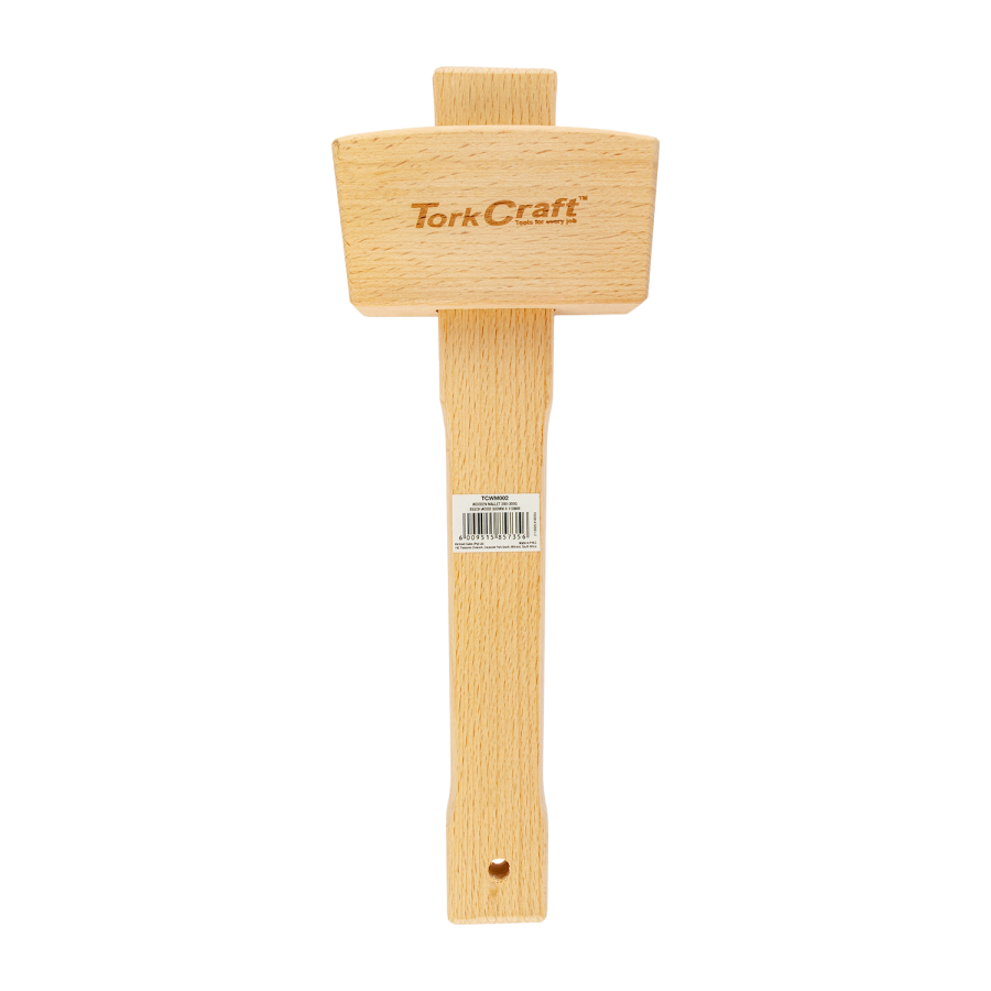 (image for) Wooden Mallet 300mm X 110mm 290-300g Eng. Beech Wood Tork Craft