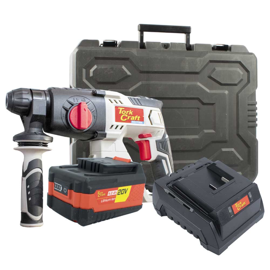 (image for) Rot.hammer Sds 20v Tc20190 C/w Std. Charg. & 4.0ah Battery
