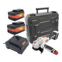 Angle Grinder 20v 115mm C/w Std. Charg. & 2 X 4.0ah Batteries (image for) Angle Grinder 20v 115mm C/w Std. Charg. & 2 X 4.0ah Batteries