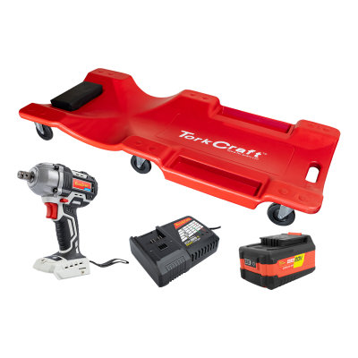 (image for) Imp. Wrench 450nm 4.0ah Bat Smart Charger Plastic Creeper Combo