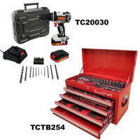 (image for) Imp Drill Driver 20v 13mm & Cantilever Tool Box 254pc Combo
