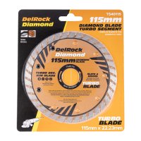 Diamond Blade 115mm Turbo Delrock (image for) Diamond Blade 115mm Turbo Delrock