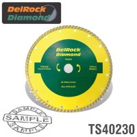Diamond Blade 230mm Turbo Delrock (image for) Diamond Blade 230mm Turbo Delrock