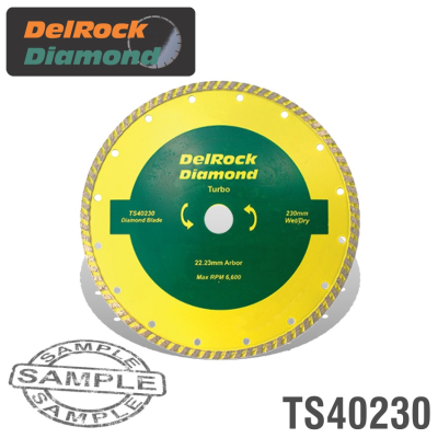 (image for) Diamond Blade 230mm Turbo Delrock
