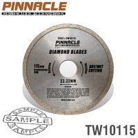 (image for) Diamond Blade Cont.rim 115x22.22mm Pinnacle