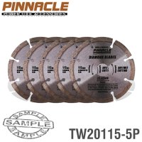 (image for) Diamond Blade Seg 115mm Pinnacle ( 5 Pack )