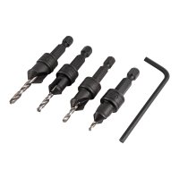 (image for) Screw Pilot/countersink Set 4pce