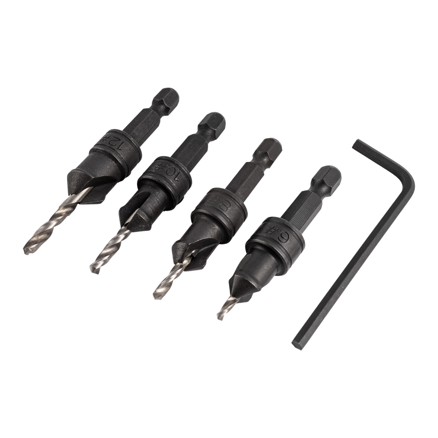 (image for) Screw Pilot/countersink Set 4pce
