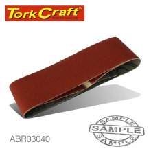 Tork Craft Sanding Belt 60x400mm 40grit 2/Pack ( For Triton Palm Sander)