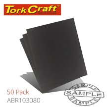 Tork Craft Water Paper 230x280mm 80 Grit Wet & Dry 50 Per Pack (Diy)