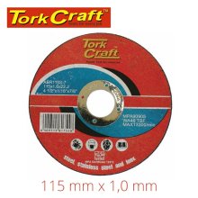 Tork Craft Cutting Disc Steel & Ss 115 X 1.6 X 22.2mm