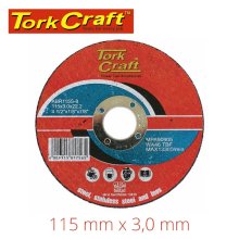 Tork Craft Cutting Disc Metal & Ss 115 X 3.0 X 22.22mm