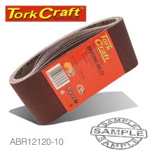 Tork Craft Sanding Belt 75x610mm 120grit 10/Pack