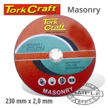 Tork Craft Cutting Disc Masonry 230 X 2.0 X 22.22mm
