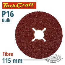 Tork Craft Fibre Disc 115mm 16 Grit Bulk