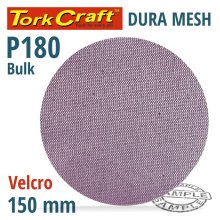 Dura Mesh Abr.Disc 150mm Velcro 180grit Bulk For Sander Polisher