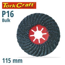 Tork Craft Vulcanized Fibre Disc 115mm 16 Grit Bulk
