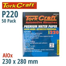 Tork Craft Premium Waterproof Paper 220 Grit 230 X 28 (50 Piece) Automotive