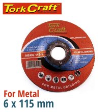 Tork Craft Grinding Disc For Steel 115 X 6.0 X 22.2mm