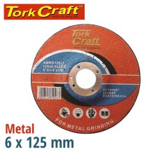 Tork Craft Grinding Disc For Steel 125 X 6.0 X 22.22mm