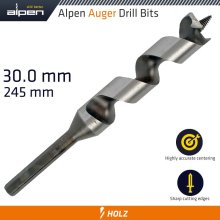 Alpen Wood Auger Drill Bit 30 X 235Mm